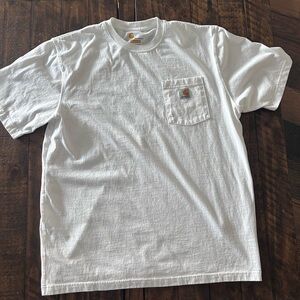 Carhartt White Short-Sleeve Pocket Tee